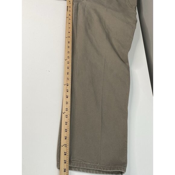 Carhartt Canvas Dungaree Carpenter Work Pants Mens 36x30 Relaxed Desert Duck B11 - Picture 16 of 16
